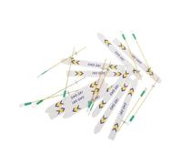 Beaupretty 5Set Miniature Wooden Snow Skis Dollhouse Accessories for Winter Sports Scene Authentic Christmas Ski Props for Holiday Decor and Miniature Outdoor Displays