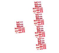 Beaupretty 5sets Christmas Nail Stickers Christmas Nail Ornament Christmas Nails Decorations False Nails Tips Christmas False Nails Nail Decals Halloween Christmas Ornaments Fake 5sheets*5