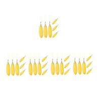 Beaupretty 5sets DIY Lip Gloss Containers Compact Banana Shaped Tubes Empty Lipstick Samples for Travel 6pcs*5