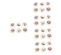 Beaupretty 5sets Halloween Nail Decals Wooden Pulp Nail Adhesives Stickers 3d Art Great for Personal or Salon Use 6boxes*5