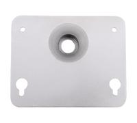 Beaupretty 5x4in Electronic Drum Stand Base Plate Metal Drum Rack Mounting Base Plate with Portable Structure and Easy Installation for Music Performance Replacement