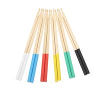 Beaupretty 6 Pairs Non Skid Maple Drumsticks Durable Percussion Instruments for Adults Beginners Students for Practice Performances Bars Cafes with Comfortable Grips