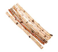 Beaupretty 6 Pcs Natural Wood Sticks for Crafts, 1cm Diameter X 40cm Long Dry Branches for DIY Rustic Decoration, Tree Bark Twigs for Floral Arrangements and Woodland Crafts