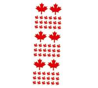 Beaupretty 60 pcs Maple Leaf Brooches Metal Breastpins Durable Decorative Badges with Chic Maple Leaf Design for Clothes Accessories Gifts Suitable for Daily and Formal Use