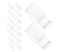 Beaupretty 60pcs Cosmetic Pump Bottle Lock Clips, Plastic Pp Pressure Resistant and Impact Resistant Lotion Pump Collar Accessories for Daily Use and Travel