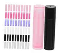 Beaupretty 60pcs Empty Lip Balm Tubes Lipstick Diy Cosmetic Tubes Refillable Small Lip Gloss Bottles for Balm Squeeze