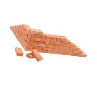 Beaupretty 60pcs Scale for Micro Landscaping and Sand Table Models Realistic Texture Tiny Building Blocks for Dollhouse Decoration and DIY Castle Craft