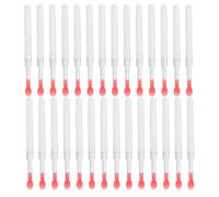 Beaupretty 60pcs Silicone Lip Brush Lip Balm Applicator Beauty Tool Cap Reusable for Travel Parties Festivals