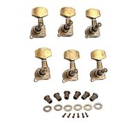 Beaupretty 6Pcs Acoustic Guitar Peg Tuners Tuning Peg Tools for Right Type Guitars Lightweight Easy to Install Durable Instrument Parts for Professional and Personal Use