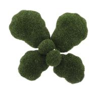 Beaupretty 6pcs Artificial Moss Rocks Decorative Foam Stones Realistic Moss Patterns and Textures Natural-colored Stone-shaped Faux for Floral Arrangements and Home Decor