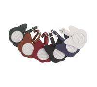 Beaupretty 6pcs Cat-Shaped Suitcase Tags for Travel Funny Bag Identification Labels Cartoon Luggage Markers for Airplane Vacation Luggage Id Holders Name Card Slots