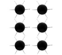 Beaupretty 6pcs Circular Nail Dotting Tool Pen for Precise Placement and Easy DIY Nail Art Design with Acrylic and Stainless Steel Material, Compact Storage and Rotating Dot Painting Tool