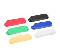Beaupretty 6pcs Closed Electric Guitar Pickup Covers Stylish No Coil Shield Multiple Colors for Easy Installation and Enhanced Sound Quality Compatible with Various Models