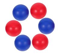 Beaupretty 6Pcs Colored Beach Paddle Ball Replacement for Beginners Safe and Supple Training Balls High Visibility for Outdoor Toss and Catch Games