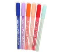 Beaupretty 6pcs Detail Paint Pens for Nail Art Acrylic Graffiti Tools with Fine Tips for Creative Designs for Diy Manicure Crafts Decorations