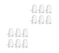 Beaupretty 6Pcs DIY Clockwork Walking Robot Mechanism Replacement Parts for Clay Craft Accessories Plaything Wind-Up Repair Fittings White