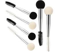 Beaupretty 6pcs Double-Head Makeup Brush Set Sponge for Eyebrows and Eyelashes Dual Function Applicator for Makeup Application for Beauty Enthusiasts