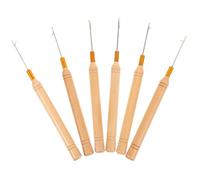 Beaupretty 6pcs Dreadlock Crochet Hook Sturdy Reusable Hair Extensions for Braiding Faux Locs Salon Tool Kit