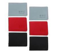 Beaupretty 6pcs Driving Licence Holder Driving Licence Wallet Car Registration Insurance Document Organizer, Pu Leather, 4-Pocket 2in1 Double Card Storage, Portable