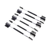 Beaupretty 6pcs Dual-head Eyebrow Brush Shaper with Comb for Lash and Brow Grooming Comfortable Bristles Precise Angle Design Professional Beauty Tool for Daily and Travel Use