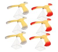Beaupretty 6pcs Educational Balance for Plastic Eagle Birds Desk Display Compact Sensory for Hand Eye Coordination and Creative Play Random Color