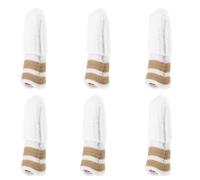 Beaupretty 6pcs Finger Tooth Wipes for Cats and Pets Gentle Cleaning Nylon Material Portable Dental Care Tool Prevents Bad Breath for Pet Oral Hygiene