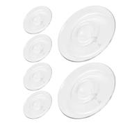 Beaupretty 6pcs Floating Flower Holder Hydroponic Grow Base Plastic round Floral Arrangement Inserts Elegant Transparency Stable Performance for DIY and Festivals
