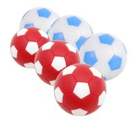 Beaupretty 6pcs Foosball Replacement Balls Mini Table Soccer Game Accessories Bright Colors Smooth Rolling for Desk Football Games Indoor Outdoor Fun