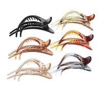 Beaupretty 6pcs French Hair Clips for Women Matte Claw Clips for Thin Hair for Teens Stylish Non Slip Design for Everyday Use