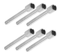 Beaupretty 6pcs Guitar Tremolo Bridge Saddle Screws Replacement Parts for Electric Guitar String Lock System Compatible with Various Models Enhance Performance and Style