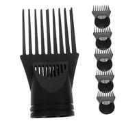 Beaupretty 6pcs Hair Dryer Comb Nozzle Replacement Plastic Blow Dryer Comb Attachments for Hairstylist Hairdressing Tool Use Blow Brush Hairdryer