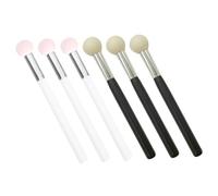 Beaupretty 6Pcs Makeup Sponge with Concealer Cosmetic Pens Soft Skin-friendly Brush Heads for Blending and Powder Application Practical Beauty Tools for Women Pink and White Handles