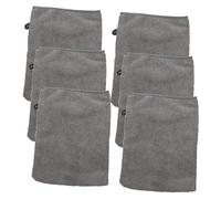 Beaupretty 6pcs Microfiber Face Towel Cleansing Cloth Cover Reusable Makeup Remover Cloth Exfoliating Glove
