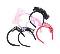 Beaupretty 6PCS Miniature Bowknot Hair Hoops Versatile Dollhouse Hair Accessories for Creative DIY Dress Up for Dolls Unleash Your Artistic Flair