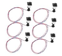 Beaupretty 6pcs Miniature Street Light Models for Sand Table and Dollhouse Easy to Assemble Abs Landscape Lamps Versatile Mini Lamp Ornaments for Architectural and Garden Scenes Black