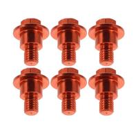 Beaupretty 6pcs Motorcycle Front Fork Protector Cover Shock Mount Bolt and Nut, Aluminum Alloy Black, for Motorcycles and Dirt Bikes, Fork Guard Fasteners