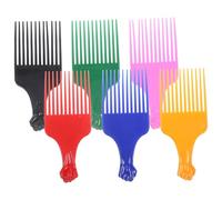 Beaupretty 6pcs Plastic Comb Hair Lift Comb Beard Smooth Hair Picks for Women Men for Women Men for Daily Styling Tool Wide Tooth for Long Thick