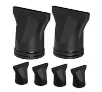 Beaupretty 6pcs Plastic Hair Dryer Nozzle Replacement Heat Resistant Narrow Concentrator Duckbill Design for Salon Precision Styling and Fast Drying Durable Blow Flat Attachment for