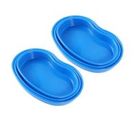 Beaupretty 6pcs Plastic Trays for Pill Sorting and Tablet Organizing with Easy Maintenance, Kidney Shaped Design, Suitable for Dynamic Environments and Clinic Use