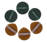 Beaupretty 6pcs Powder Puff Face Sponge for Melasma Setting Powder Puff Elf Loose Cosmetic Dry Wet Use