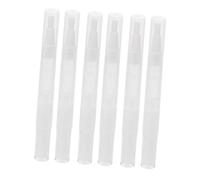Beaupretty 6pcs Refillable Lip Gloss Tubes and Concealer Twisting Pens 3ml with Brush Tips for Diy Cosmetic Samples and Cuticle Oil Application