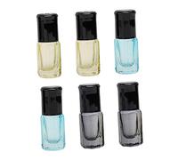 Beaupretty 6pcs Roller Bottles for Essential Oils Perfume Travel Cosmetic Dispenser Leak Design for Luggage Handbags Multi-use Vials for Daily Needs