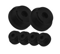 Beaupretty 6pcs Rubber Cane Tips Replacement with Screws for Walking Sticks Crutches Non-slip Stable Base Enhanced Safety Comfort Multipurpose Use for Seniors Hiking Outdoor Activities
