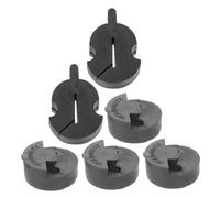 Beaupretty 6pcs Rubber Violin Mute Practice Mute for Violin Instrument Accessories round Tourte Style for Night Practice Uninterrupted Training