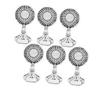 Beaupretty 6pcs Silver Metal Lapel Pins Crucifix Brooches for Men Women Religious Collar Pins for First Communion Versatile Accessories for Formal Attire Daily Fashion
