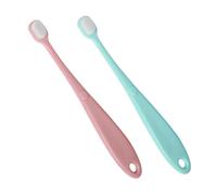 Beaupretty 6pcs Soft Bristle Toothbrush for Newborns Ultra-fine Cleaning for Boy Girl Teeth Comfortable Grip for Hands Material Colors