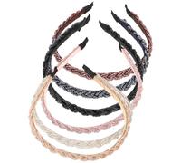 Beaupretty 6pcs Stylish Headwear Hairband Pearl Headband Elegant Hair Hoop Female Ponytail Hair Bands Comfortable Head Decor