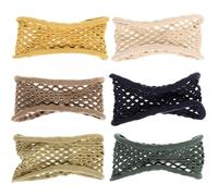 Beaupretty 6pcs Thick Elastic Hair Ties for Women Durable Hair Scrunchies with Rich Colors Comfortable Ponytail Holders for Various Occasions