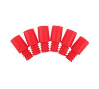 Beaupretty 6pcs Threaded Tip Replacement for Broom Handles and Push Broom Connectors, Plastic Extension Pole Attachments with Secure Connection, Sturdy for Frequent Changes, for Sweeping