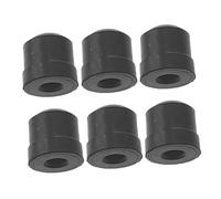 Beaupretty 6pcs Trombone Water Key Rubber End Protectors Slide Bumper Pads for Brass Instrument Trombone Slide End Tip Bumper